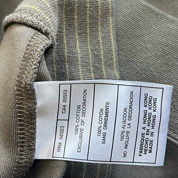 NIKE Golf 1/2 Zip Pullover Cotton Sweater Shirt Olive Green Mens Size XL - Picture 5 of 5